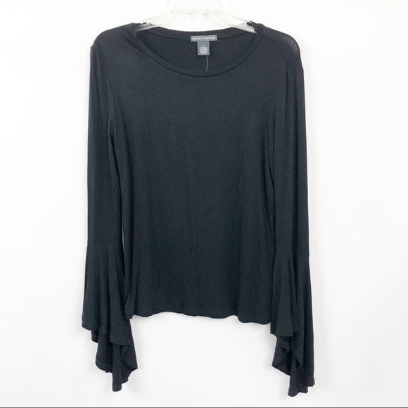 Chelsea & Theodore Tops - NWT Chelsea & Theodore Long Sleeve Top Bell Sleeve